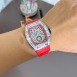 Richard Mille RM51-02 Red Replica Watches Automatic Movement Rubber Strap 40mm - Image 5