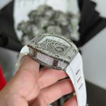 Richard Mille RM51-02 White Dial Luxury Fake Watches Automatic Movement Rubber Strap 40mm - Image 5