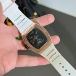 Richard Mille RM51-02 White Dial Imitation Watches Automatic Movement Rubber Strap 40mm - Image 6