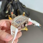 Richard Mille RM51-02 White Dial Imitation Watches Automatic Movement Rubber Strap 40mm - Image 4