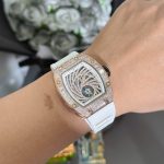 Richard Mille RM51-02 White Dial Imitation Watches Automatic Movement Rubber Strap 40mm - Image 3