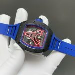 Richard Mille Clone Watch RM52-03 Paris Saint-Germain Tourbillon Ceramic Black 40x48mm