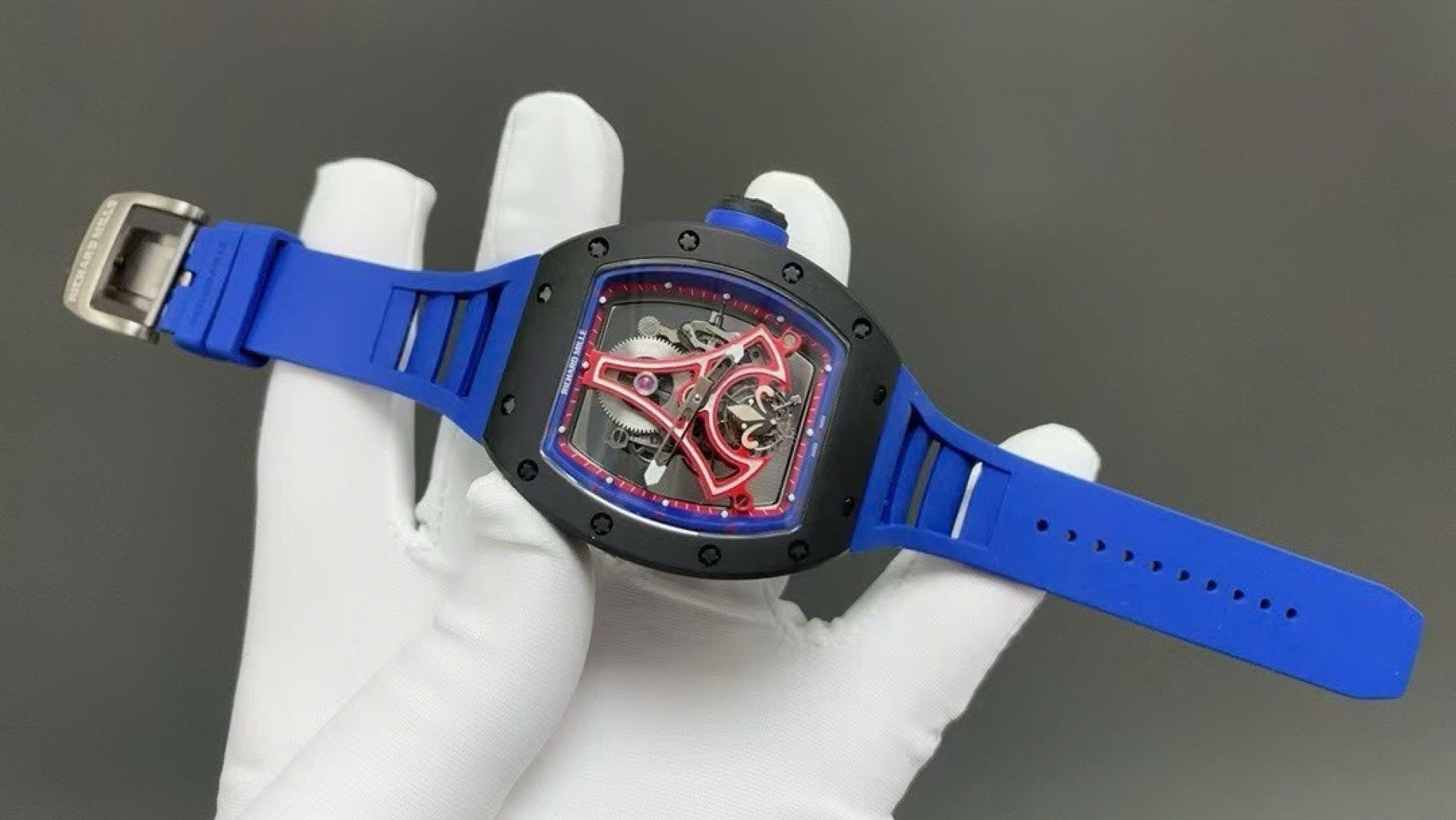 Dong-Ho-Richard-Mille-RM52-03-Paris-Saint-Germain-Tourbillon-Rep-1-1-Gom-Den-40x48mm-3.jpg Richard Mille Clone Watch RM52-03 Paris Saint-Germain Tourbillon Ceramic Black 40x48mm - Image 1