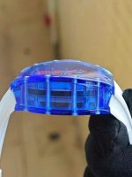 Richard Mille RM52-03 Paris Saint-Germain Tourbillon Replica Watch Bark Sapphire Blue 40x48mm - Image 5