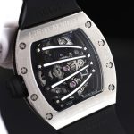 Richard Mille RM59-01 Replica Watches Case Full Stone Rubber Strap 51x43mm - Image 10