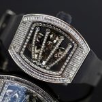 Richard Mille RM59-01 Replica Watches Case Full Stone Rubber Strap 51x43mm - Image 3