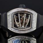 Richard Mille RM59-01 Replica Watches Case Full Stone Rubber Strap 51x43mm - Image 2