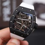 Richard Mille RM61-01 Replica Watches Black Ceramic Case Rubber Strap 50.2×42.7mm - Image 6
