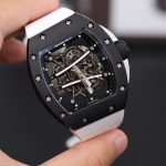 Richard Mille RM61-01 Replica Watches Black Ceramic Case Rubber Strap 50.2×42.7mm - Image 5