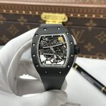 Richard Mille RM61-01 Knock Off Watches Black Ceramic Case Manual Winding Movement 50.2×42.7mm