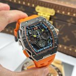 Richard Mille RM65-01 Orange Knock Off Watches Rubber Strap 44.5×49.9mm - Image 2