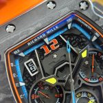 Richard Mille RM65-01 Orange Knock Off Watches Rubber Strap 44.5×49.9mm - Image 4