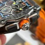 Richard Mille RM65-01 Orange Knock Off Watches Rubber Strap 44.5×49.9mm - Image 5