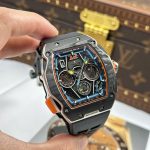 Richard Mille RM65-01 Carbon Replica Watches Black Rubber Strap 44.5×49.9mm - Image 2