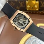 Richard Mille RM67-01 Imitation Watches Case Rose Gold Full Moissanite Diamonds Custom 38.7×47.5mm - Image 13