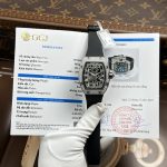 Richard Mille RM67-01 Luxury Fake Watches Skeleton Dial Case Full Moissanite Diamonds Custom 38.7×47.5mm