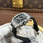 Richard Mille RM67-01 Luxury Fake Watches Skeleton Dial Case Full Moissanite Diamonds Custom 38.7×47.5mm - Image 11