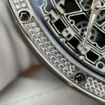 Richard Mille RM67-01 Luxury Fake Watches Skeleton Dial Case Full Moissanite Diamonds Custom 38.7×47.5mm - Image 8