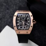 Richard Mille RM67-01 Imitation Watches Skeleton Dial Ultra-Thin Refined Best Quality 38.7mm