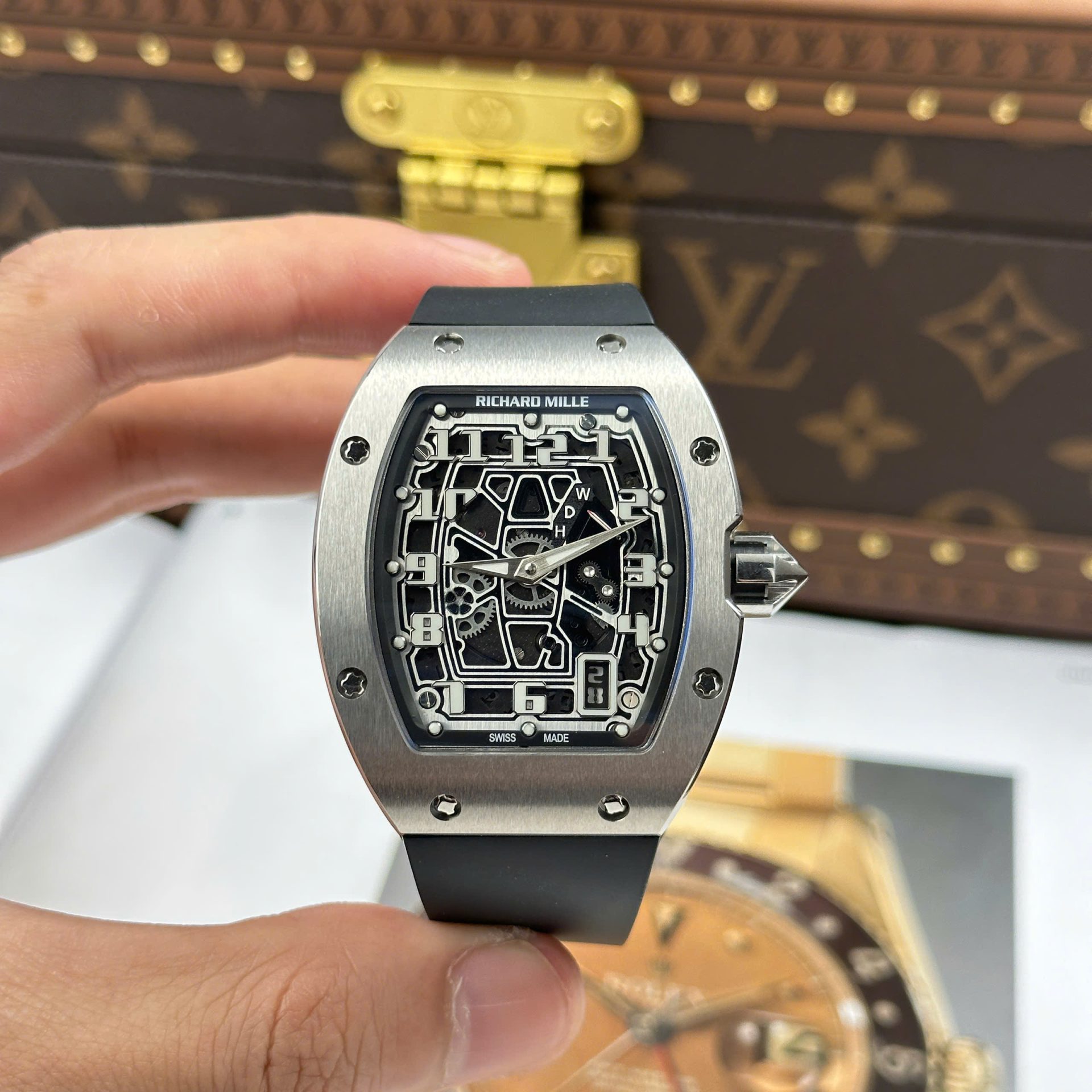 Dong-Ho-Richard-Mille-RM67-01-Skeleton-Che-Tac-Sieu-Mong-Chuan-Auth-Super-Vip-387mm-3.jpg Richard Mille RM67-01 Skeleton Dial Ultra-Thin Refined Replica Watch Best Quality 38.7mm - Image 1