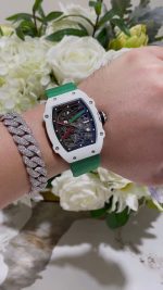 Richard Mille RM67-02 White Carbon Best Replica Watches Weight 37 Grams 38.7×47.52mm - Image 6