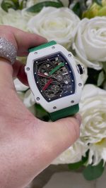 Richard Mille RM67-02 White Carbon Best Replica Watches Weight 37 Grams 38.7×47.52mm - Image 5
