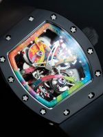 Richard Mille RM68-01 Cyril Kongo Replica Watches Black Ceramic Rubber Strap 45mm - Image 15