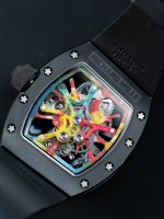Richard Mille RM68-01 Cyril Kongo Replica Watches Black Ceramic Rubber Strap 45mm - Image 16