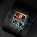 Richard Mille RM68-01 Cyril Kongo Replica Watches Black Ceramic Rubber Strap 45mm