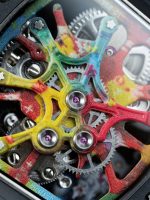 Richard Mille RM68-01 Cyril Kongo Replica Watches Black Ceramic Rubber Strap 45mm - Image 6