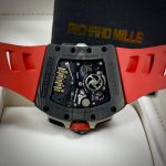 Richard Mille Fake Watch RM70-01 Carbon Red Rubber Strap 45mm - Image 7