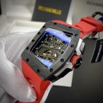 Richard Mille Fake Watch RM70-01 Carbon Red Rubber Strap 45mm - Image 3