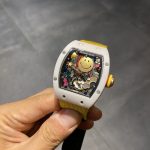 Richard Mille Fake Watch RM88 Smiley White Ceramic 42mm