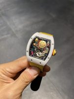 Richard Mille Fake Watch RM88 Smiley White Ceramic 42mm