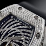 Richard Mille Replica Watch RM51-02 Rhinestone Rubber Strap 40mm - Image 5