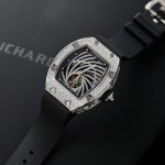 Richard Mille Replica Watch RM51-02 Rhinestone Rubber Strap 40mm