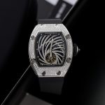 Richard Mille Replica Watch RM51-02 Rhinestone Rubber Strap 40mm - Image 2