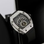 Richard Mille Replica Watch RM51-02 Rhinestone Rubber Strap 40mm - Image 3