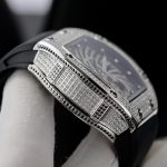 Richard Mille Replica Watch RM51-02 Rhinestone Rubber Strap 40mm - Image 6