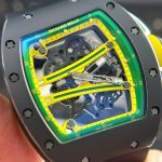 Richard Mille Copies Watch RM61-01 Manual Winding Yohan Blake Ceramic Black ZF 42.7×50.23mm - Image 4