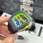 Richard Mille Copies Watch RM61-01 Manual Winding Yohan Blake Ceramic Black ZF 42.7×50.23mm - Image 5
