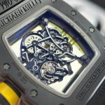 Richard Mille Copies Watch RM61-01 Manual Winding Yohan Blake Ceramic Black ZF 42.7×50.23mm - Image 11