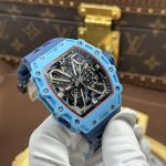 Richard Mille Fake Watches RM35-03 Rafael Nadal Case Pastel Blue Quartz TPT 43.2x50mm - Image 3
