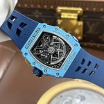Richard Mille Fake Watches RM35-03 Rafael Nadal Case Pastel Blue Quartz TPT 43.2x50mm - Image 13