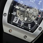 Richard Mille Luxury Fake Watch RM010 Black Rubber Strap 40mm - Image 6