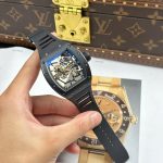Richard Mille Best Replica Watches RM035 Americas Toro Black Ceramic Rubber Strap ZF Factory 40x48mm