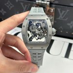 Richard Mille Best Copies Watch RM055 Bubba Watson Grey Ceramic Rubber Strap ZF Factory 42.7×49.9mm - Image 2
