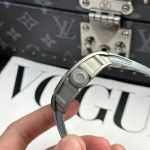 Richard Mille Best Copies Watch RM055 Bubba Watson Grey Ceramic Rubber Strap ZF Factory 42.7×49.9mm - Image 11