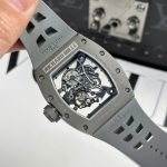 Richard Mille Best Copies Watch RM055 Bubba Watson Grey Ceramic Rubber Strap ZF Factory 42.7×49.9mm - Image 10