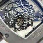Richard Mille Best Copies Watch RM055 Bubba Watson Grey Ceramic Rubber Strap ZF Factory 42.7×49.9mm - Image 9